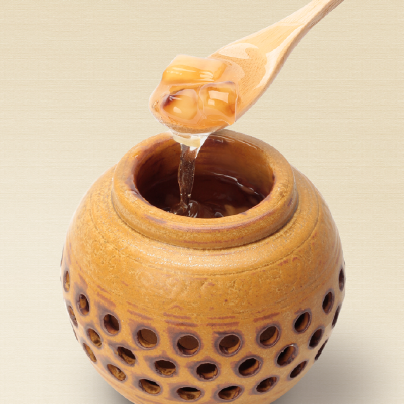 참자연영농조합법인,[참자연]산꿀자연송이(도자기)600g