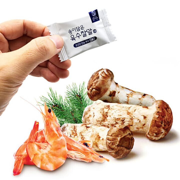 참자연영농조합법인,[참자연]송이담은육수잘알80g(4g x 20개입) x 3봉지