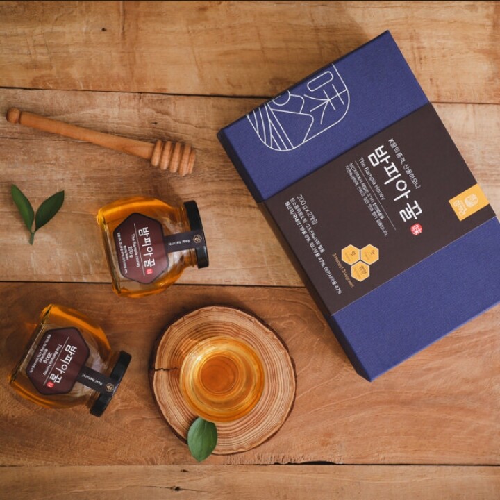 참자연영농조합법인,[참자연]밤피아꿀(유리병200g x 2)